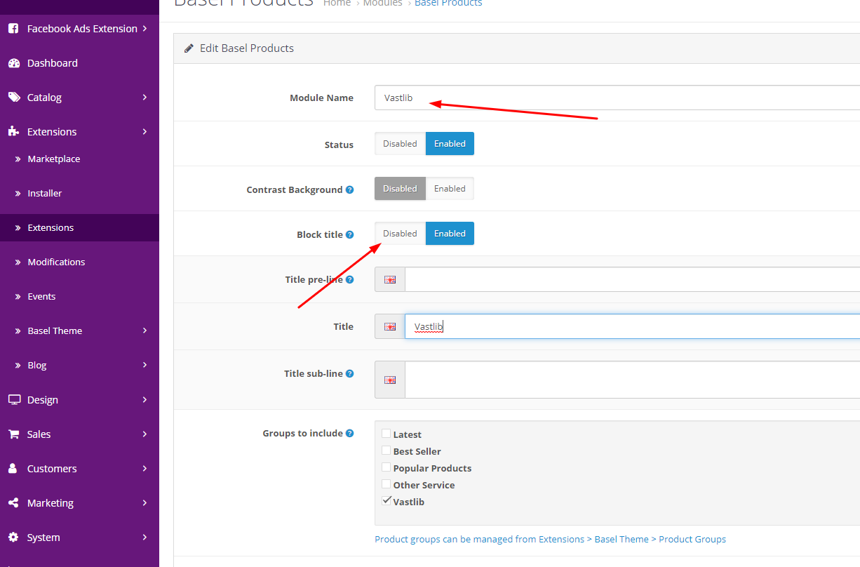 How to Add new Product Module on Eshop System